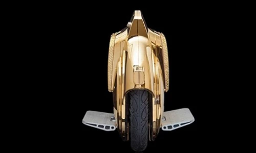 Chiêm ngưỡng xe điện một bánh mạ vàng 24K