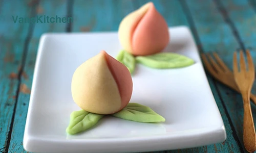 Cách làm món bánh đào tiên Nhật Bản độc lạ