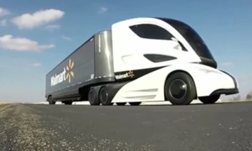 Xe tải đầu cá heo Walmart sang trọng như nhà di động