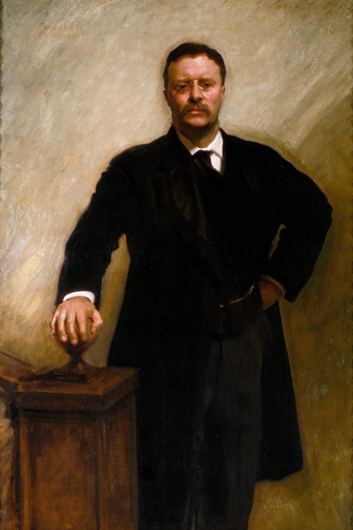3. Theodore Roosevelt (1901-1909). Sinh năm 1858 ở New York trong một gia đình giàu có, Theodore Roosevelt có nền tảng giáo dục tốt và yêu thích thiên nhiên. Ông nổi tiếng là một người đam mê mạo hiểm và thể thao. Ảnh: Pinterest.