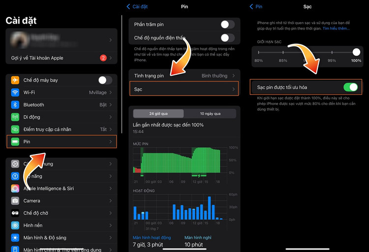 Theo anh, mức pin lý tưởng để duy trì tuổi thọ là chỉ nên sạc đến khoảng 80%. ip-4.png