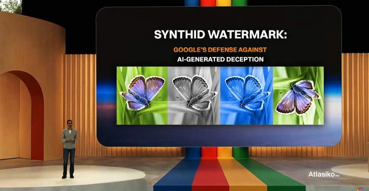 ผลิตภัณฑ์ AI แต่ละรายการจะมีการแนบลายน้ำดิจิทัล SynthID เพื่อแยกแยะระหว่างภาพจริงและภาพปลอม pho-7.png