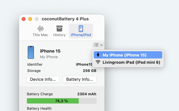 Apple có cung cấp công cụ kiểm tra linh kiện và lịch sử sửa chữa trong phần Cài đặt. cu-6.png