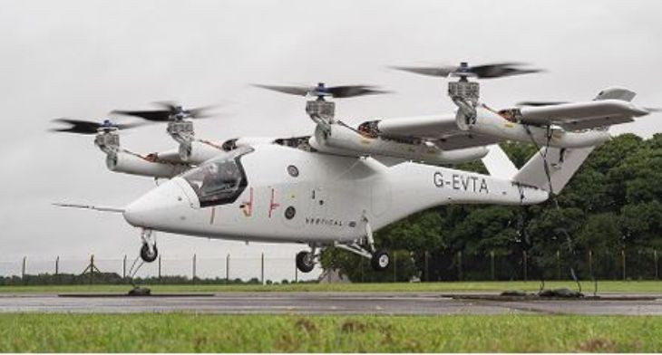 Vertical Aerospace vừa lập dấu mốc với chuyến bay đầu tiên của máy bay điện VX4 có người lái tại Cotswolds, Anh. (Ảnh: regionalgateway) dap-1.png