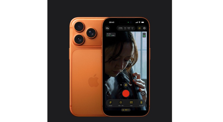 Nhờ khung nhôm, iPhone 17 Pro kết hợp hệ thống tản nhiệt buồng hơi để duy trì hiệu suất lâu dài.(Ảnh: Apple) nhom-7.png