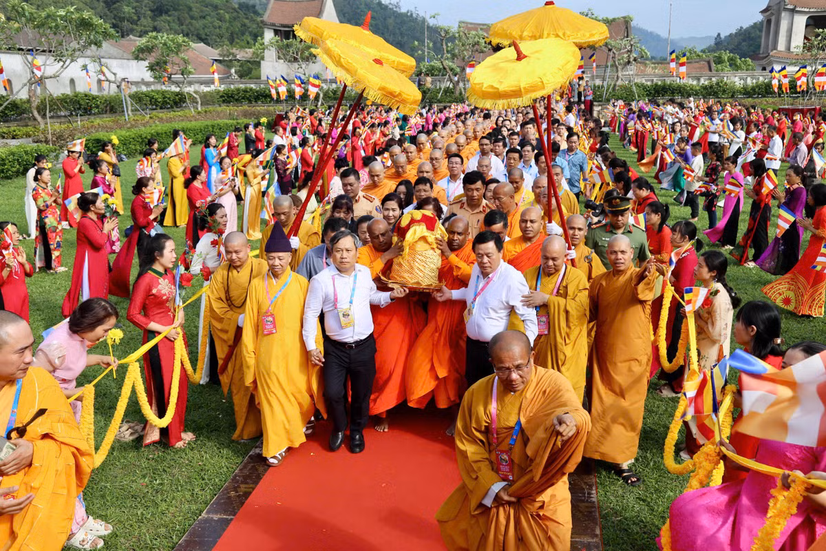 Đây là lần đầu xá lợi Đức Phật được cung thỉnh tới Việt Nam nói chung và Yên Tử nói riêng nhờ sự phối hợp chặt chẽ giữa Chính phủ Việt Nam, Giáo hội Phật giáo Việt Nam, Chính phủ Ấn Độ và các tổ chức Phật giáo quốc tế.