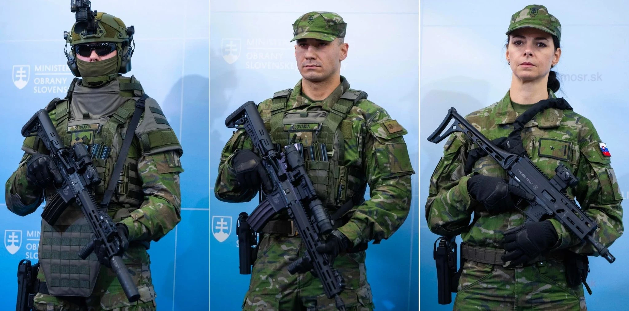 Quân đội Slovakia thay quân phục chiến đấu và bộ vũ khí cá nhân mới