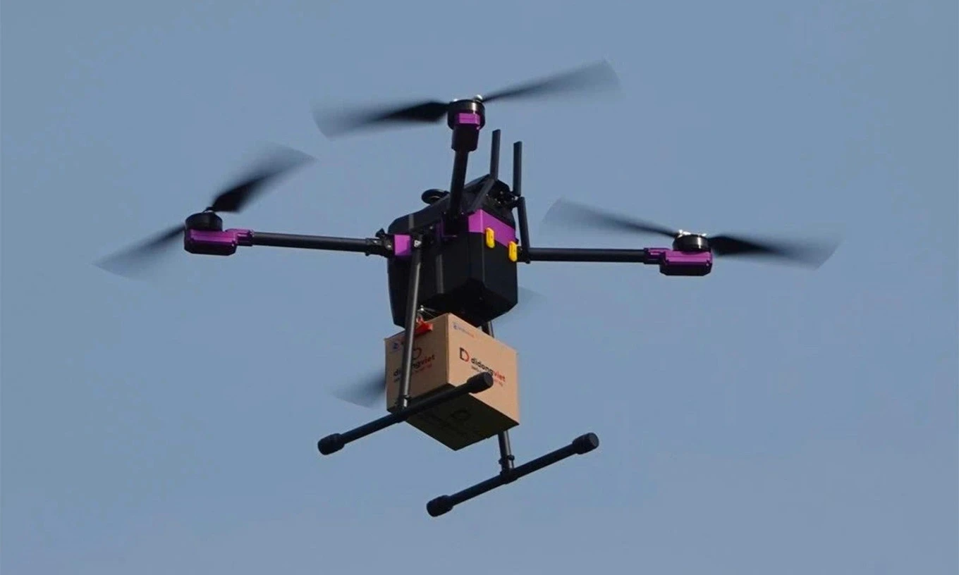 Thành phố đầu tiên Việt Nam có giao hàng bằng drone từ tháng 3
