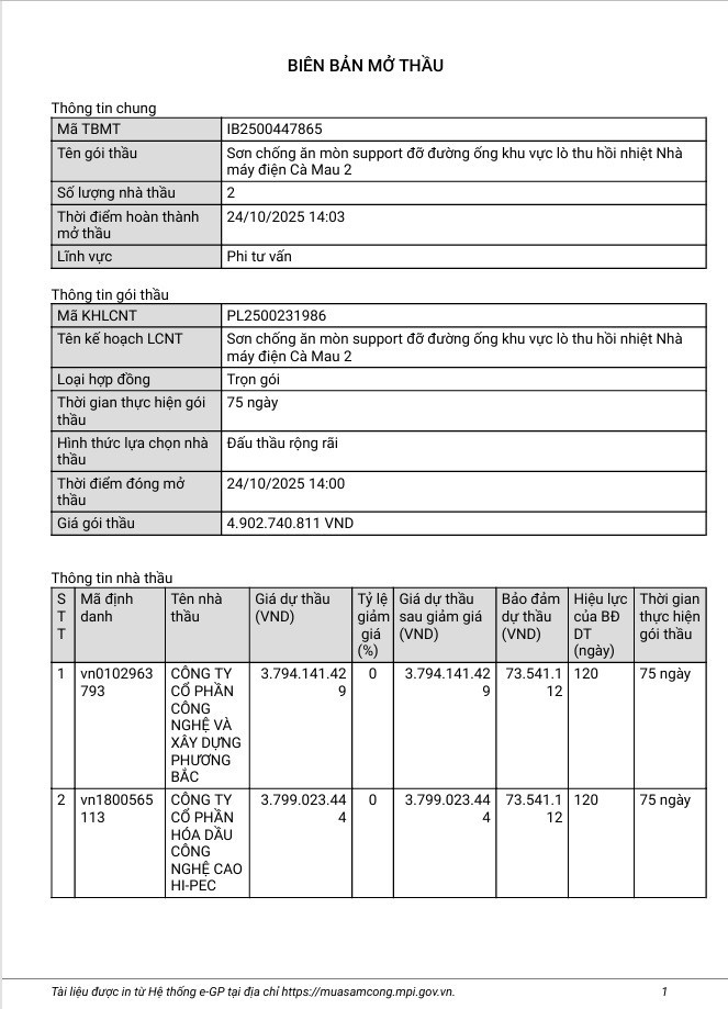 View - Gói thầu 4,9 tỷ ở Cà Mau: Sửa HSMT sau kiến nghị, 2 nhà thầu cạnh tranh | Báo Tri thức và Cuộc sống - TIN TỨC PHỔ BIẾN KIẾN THỨC 24H