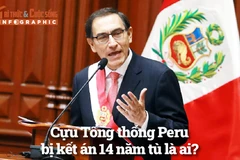 [INFOGRAPHIC] Cựu Tổng thống Peru bị kết án 14 năm tù là ai?