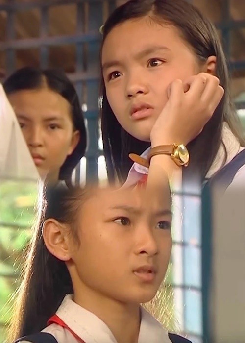 Yeye Nhật Hạ đóng vai Phương ngày nhỏ trong Mùi ngò gai. Sau đó, cô từng có khoảng 5 năm không tham gia phim ảnh. Ảnh: VOV. mui10.jpg
