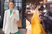 Khoảnh khắc Midu được người đàn ông lạ tháp tùng được netizen đào lại