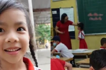 Dạy con gái biết ơn thầy cô, ông bố nhận vạn lời khen ngợi