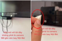 Vào nhà nghỉ gần sân bay, cô gái bàng hoàng thấy vật nghi camera ẩn