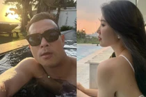 Thúy Ngân và Trương Thế Vinh lại bị soi đi bơi cùng nhau?