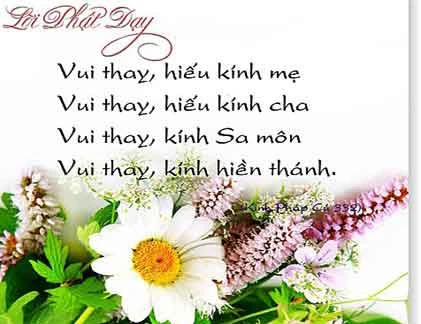 Kinh Pháp Cú qua hình bông hoa dễ thương