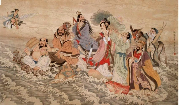 "Bát tiên" nổi tiếng trong truyền thuyết gồm những ai? 