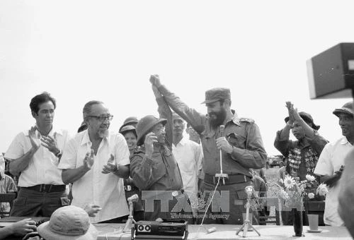 Ảnh: Chuyến thăm lịch sử của lãnh tụ Cuba Fidel Castro tới Quảng Trị 1973