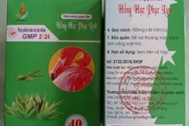 Viên giảm cân Hồng Hạc Phục Linh chứa 3 chất cấm cực độc hại
