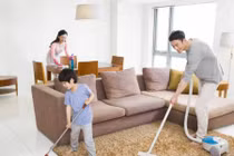 Phân chia việc nhà trong gia đình hiện đại