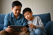 Hướng dẫn con cách dùng mạng xã hội