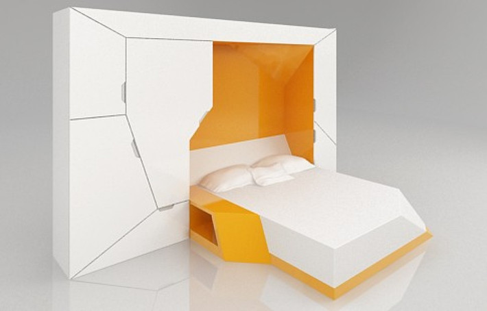 Giường Boxetti Private:Loại giường này chỉ có một từ để miêu tả: tối giản. Chiếc hộp giường này có một giường gấp điều khiển từ xa. Ý tưởng của chiếc giường này là tạo nên nơi ngủ kèm một tủ quần áo để có được một không gian không bị cản trở và thoải mái và hoàn toàn hữu dụng.