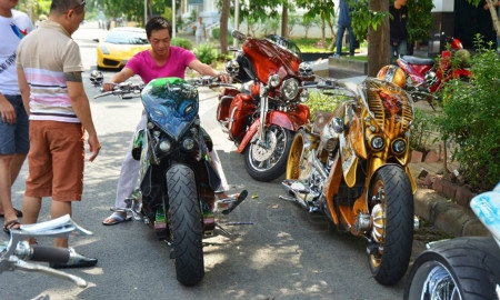 Trị giá của mỗi chiếc mô tô độ hầm hố và độc đáo này lên đến hàng tỷ đồng.