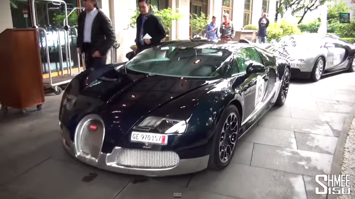 11 siêu xe Bugatti Veyron trên khắp thế giới vừa quy tụ tại Đức ngày 2/6 vừa qua để tham dự hành trình Bugatti Grand Tour 2014. Đoàn xe sẽ vượt qua dãy Alpine đến Thụy Sỹ và Italia, trước khi dừng chân tại nhà máy Molsheim, Alscae, Pháp.