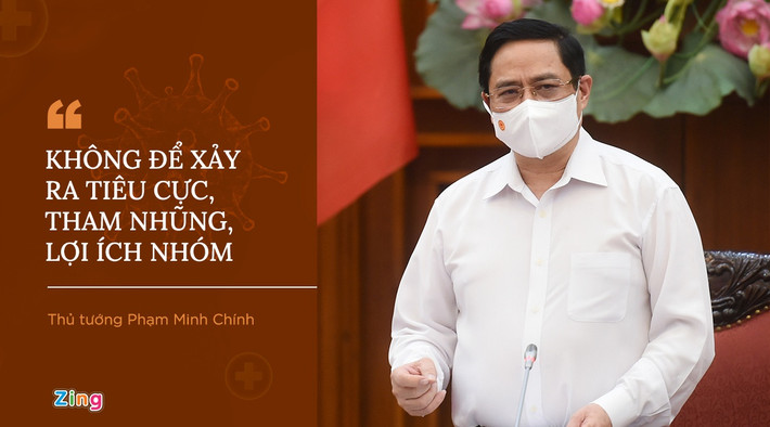 Tinh thần này cũng được Thủ tướng Phạm Minh Chính quán triệt trong cuộc họp khẩn sáng 30/4 về phòng chống dịch Covid-19 trước một số diễn biến mới. Ngoài yêu cầu Bộ Y tế chủ động hơn nữa trong việc tìm nguồn vaccine, Thủ tướng quán triệt tổ chức tiêm vaccine cho toàn dân theo tinh thần chỉ đạo của Bộ Chính trị và Chính phủ, không để xảy ra tiêu cực, tham nhũng, lợi ích nhóm.