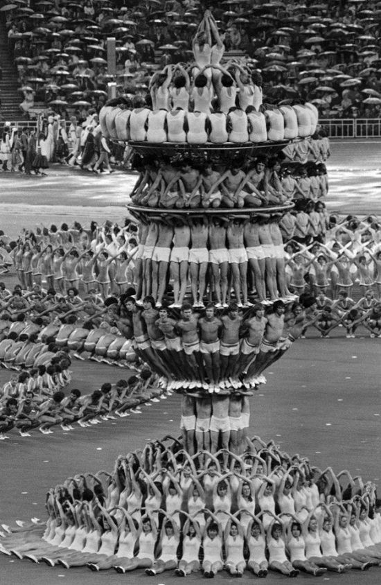 Lễ khai mạc Thế vận hội mùa hè lần thứ 22 ở Moscow, Nga năm 1980.