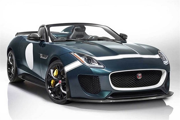 Chiếc F-Type Project 7 do hãng Jaguar sản xuất lắp động cơ tăng nạp V8 dung tích 5 lít với khả năng sản sinh 575 mã lực, khiến phiên bản này trở thành chiến mã mạnh mẽ nhất mà hãng Jaguar từng chế tạo.