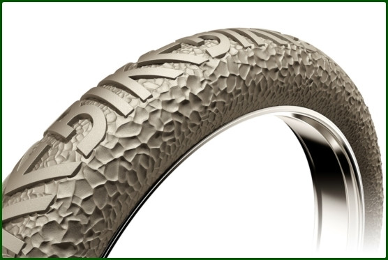 Cận cảnh chiếc lốp fat tyres cao cấp.