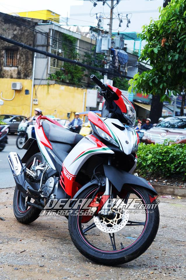 Yamaha Exciter mượn tấm áo mới của siêu mô tô Ducati.