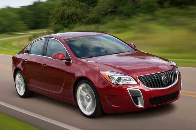 Một dòng xe Buick.