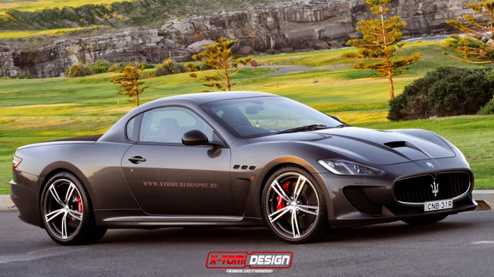 Maserati GranTurismo MC Stradale pick up trông kỳ lạ nhưng lại đẹp một cách bất ngờ.