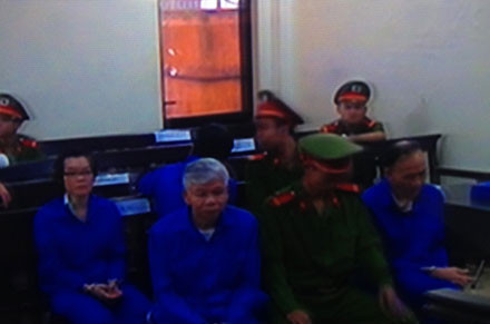 Huỳnh Thị Huyền Như cũng có mặt tại phiên tòa sáng nay.
