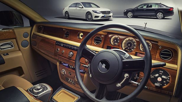 Nội thất của Rolls-Royce Phantom được thiết kế theo phong cách cổ điển nhưng rất tiện nghi.
