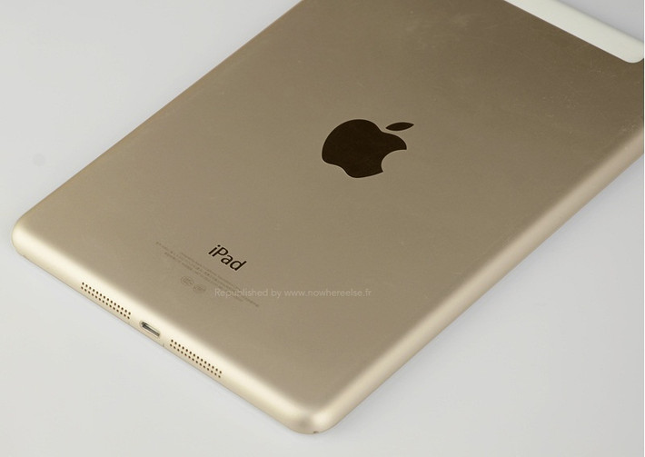 Ngoài ra, iPad Air 2 sẽ có thêm phiên bản màu vàng như iPhone 6 và iPhone 6 plus.