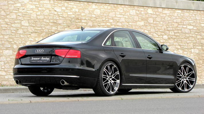 Hệ thống giảm hơi của Audi A8 được nâng cấp giúp người sử dụng có thể điều khiển từ xa bằng ứng dụng trên iOS.