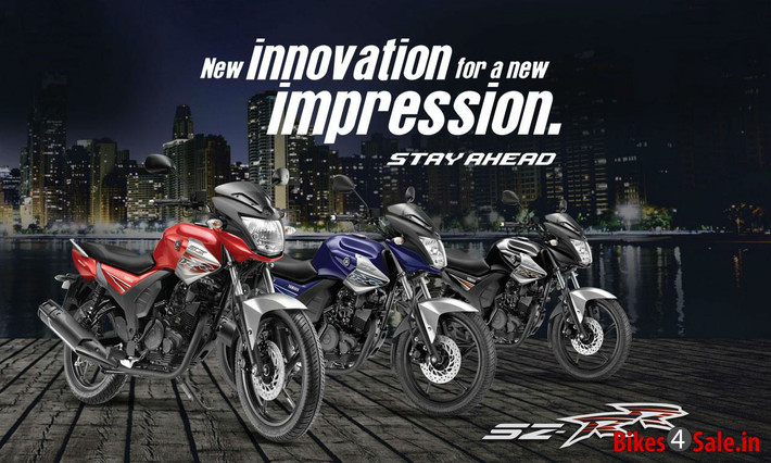 Tại Ấn Độ, Yamaha đưa ra nhiều lựa chọn về màu sắc cho khách hàng với SZ-RR V2.0.