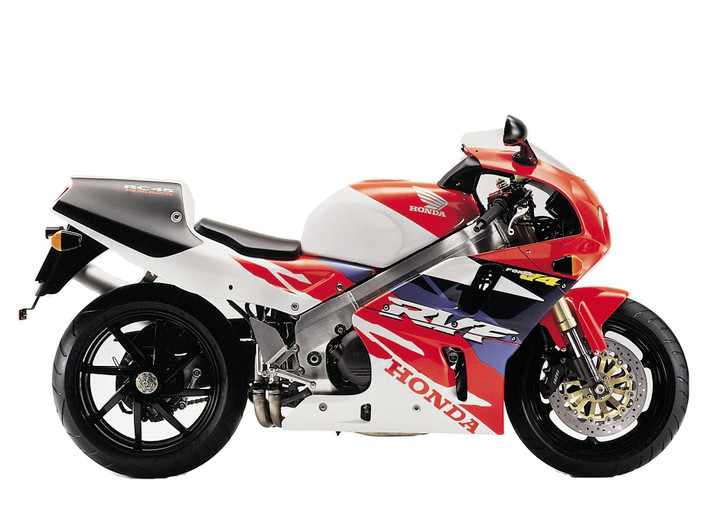 3. Honda RC45. Honda RC45 sử dụng động cơ V4 DOHC dung tích 749 phân khối làm mát bằng chất lỏng, công suất 120 mã lực, tốc độ tối đa 258 km/h.