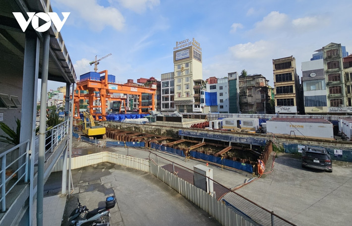 Theo kế hoạch, máy TBM cho ống hầm số 1 (phía nam) sẽ bắt đầu khoan từ Ga S9-Kim Mã vào ngày mai (30/7).