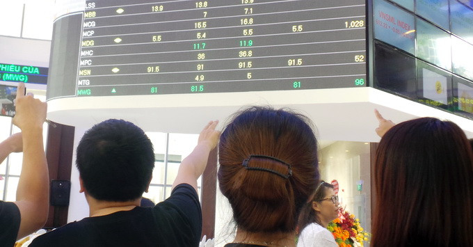 Ngay khi vừa chào sàn, cổ phiếu MWG đã lên kịch trần, neo ở mức 81.500 đồng/cổ phiếu, tức là tăng gần gần hết biên độ dao động 20% so với giá tham chiếu. Theo các nhà đầu tư, cổ phiếu MWG thuộc hàng đắt nhất trong nhóm cổ phiếu bán lẻ hàng công nghệ trên sàn HoSE hiện nay.