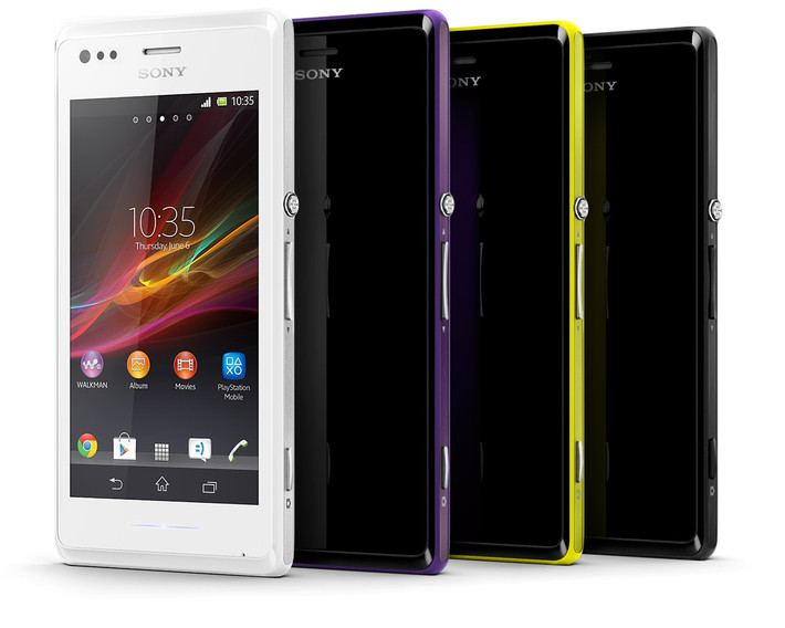 5. Sony Xperia M Sony Xperia M có giá "mềm", kích thước nhỏ gọn, màn hình 4 -inch, chạy hệ điều hành Android. Ưu điểm của máy nằm ở thiết kế thời trang, máy ảnh cho chất lượng tuyệt vời và một chip hệ thống khá mạnh. Sony Xperia M bán trên thị trường trên 3,9 triệu.