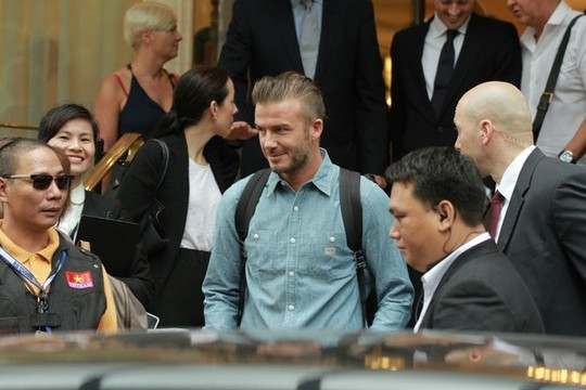 Mục đích chuyến đi lần này không phải là giao lưu người hâm mộ bóng đá, mà Beckham là đại diện cho một thương hiệu rượu, nằm trong chiến dịch PR tại Việt Nam.
