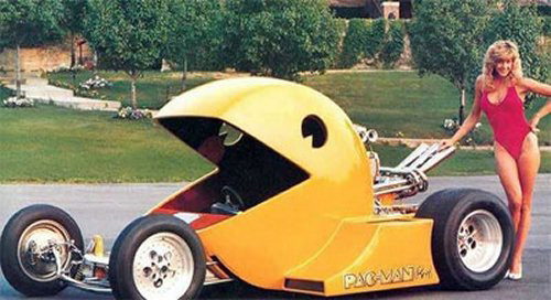 Ô tô mô phỏng trò chơi rất được ưa thích Pac-man.