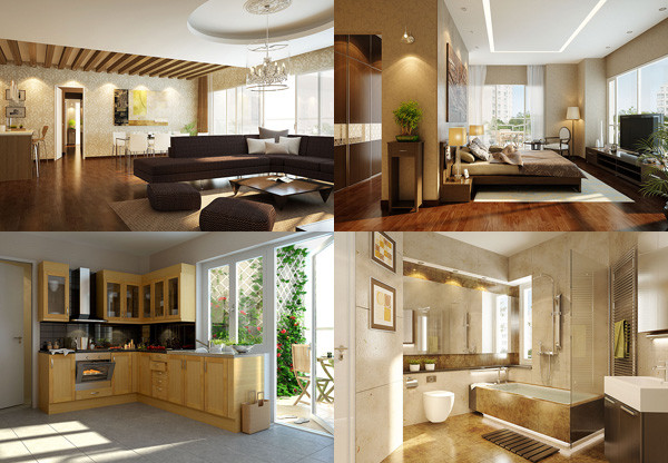 Trong số các căn hộ chào bán có tới hơn 80% căn hộ có diện tích từ 60 - 66 m2, còn lại là căn hộ 3 phòng ngủ hơn 100 m2.