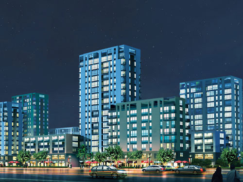 Khu phố Star Hill của Phú Mỹ Hưng cũng được quảng bá là sự kết hợp giữa thiên nhiên và tiện ích với tổng diện tích 2,1 ha. Dự án gồm 4 tòa nhà cao từ 4 - 18 tầng với 351 căn hộ diện tích từ 87-244 m2. Đặc biệt, penthouse có diện tích 214-377 m2 và nhà phố thương mại có diện tích 398-413 m2.