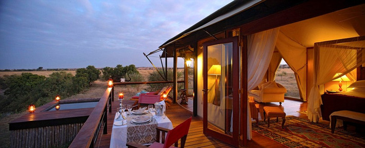 Khách sạn Olare Mara Kempinski ở Olare Orok, Kenya.