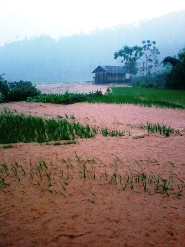 Theo một số người dân địa phương đây là trận lũ lớn nhất trong lịch sử tại Lào Cai.